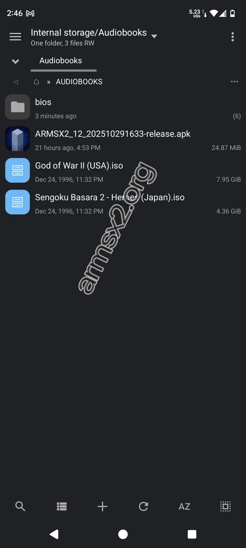 Step 1 ArmSX2 Installation - Setting up ArmSX2 APK, PS2 BIOS, and PS2 Games