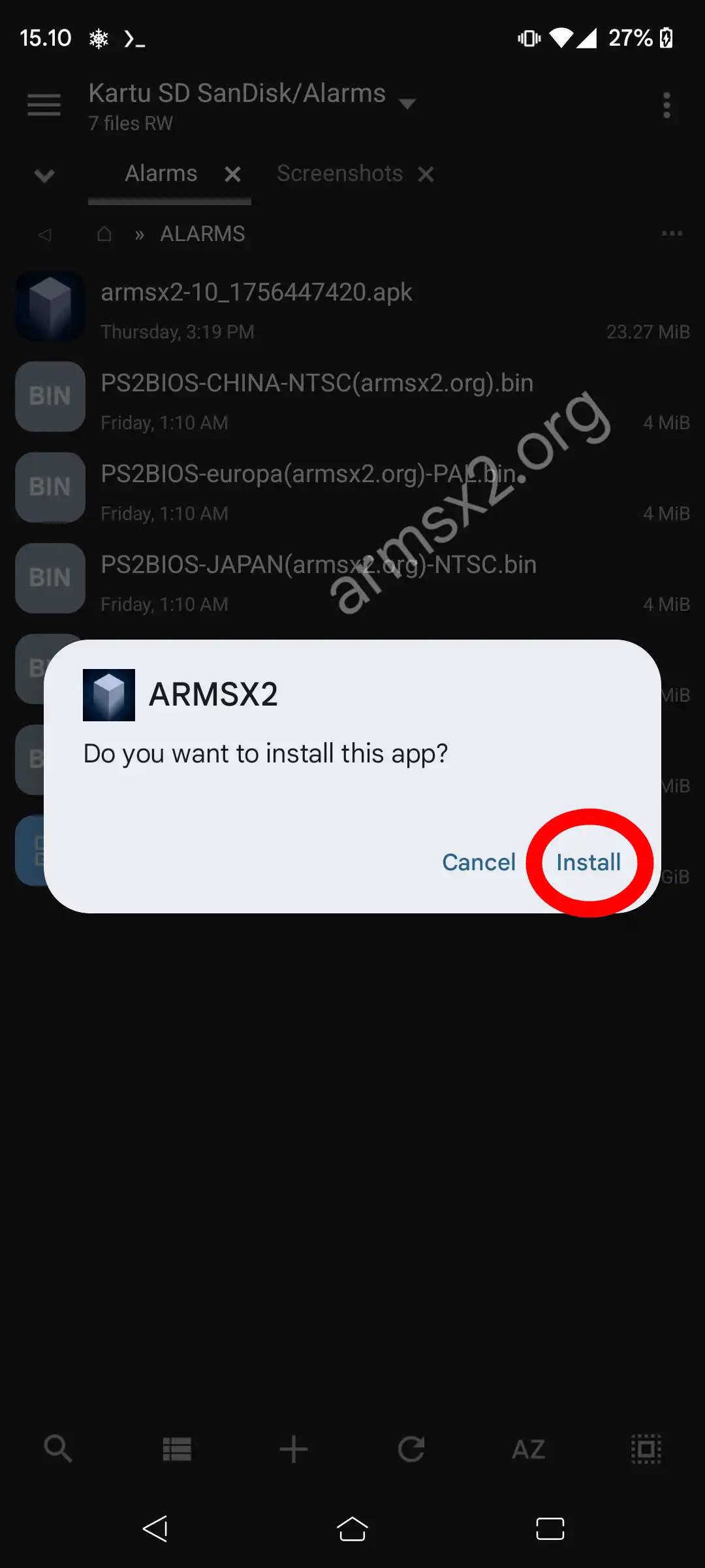How To Install ArmSX2 2